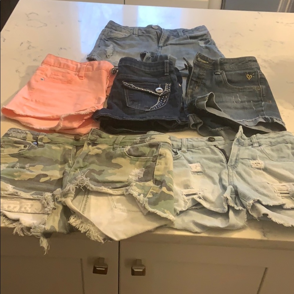 Lot of girls shorts 12/14